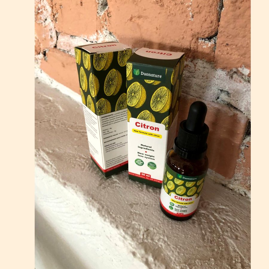 Citron – капки в кехлибарено шишенце