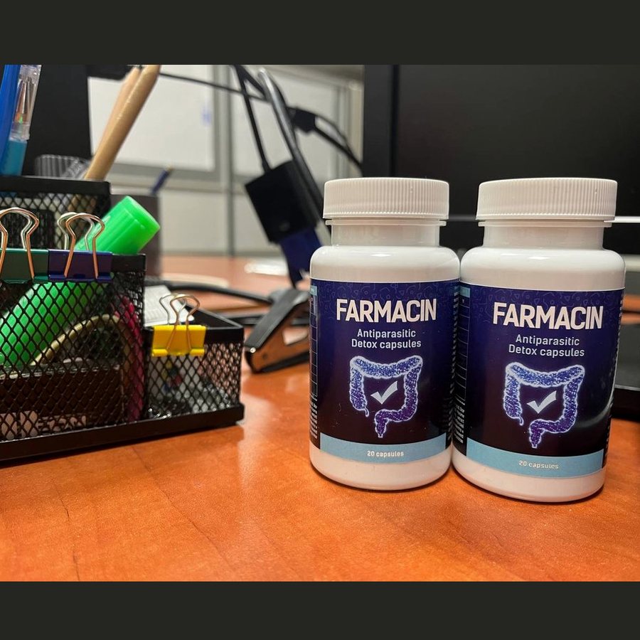 Farmacin – капсули в бяло шише