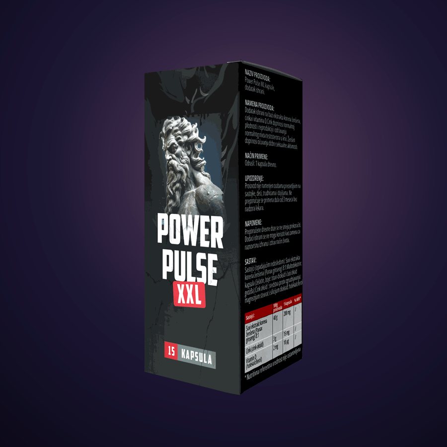Power Pulse XXL – капсули в черно шише