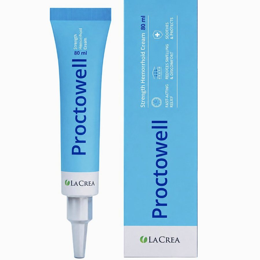 Proctowell – крем в туба 80 ml с накрайник
