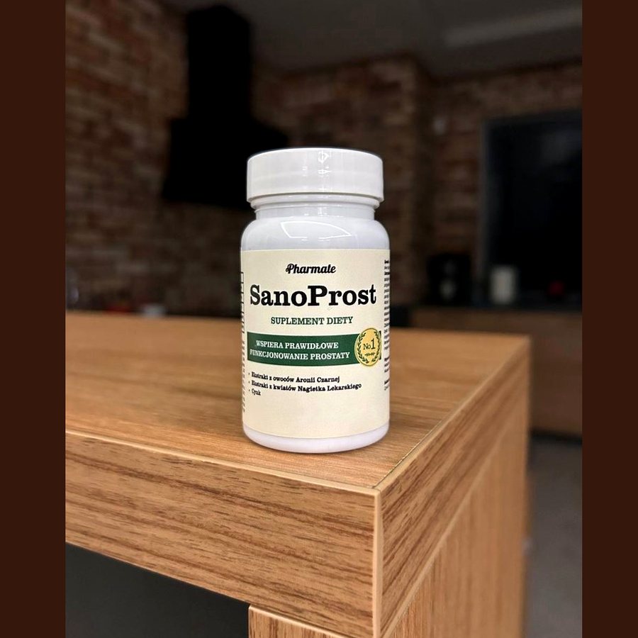 SanoProst – капсули в бяло шише