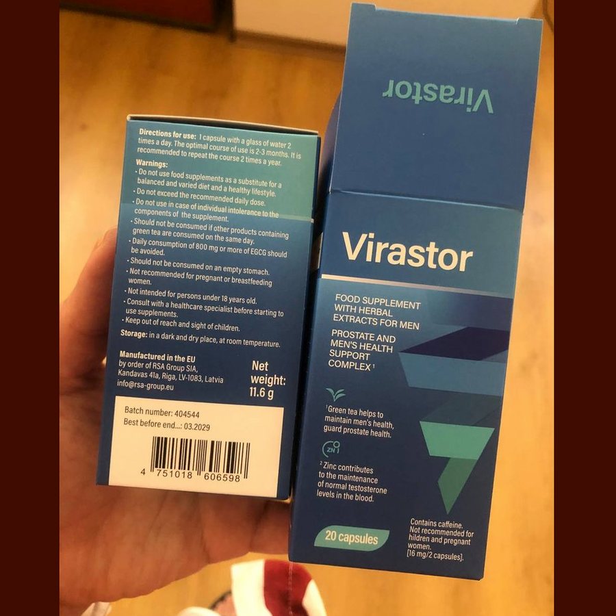 Virastor – капсули в шише с кутия